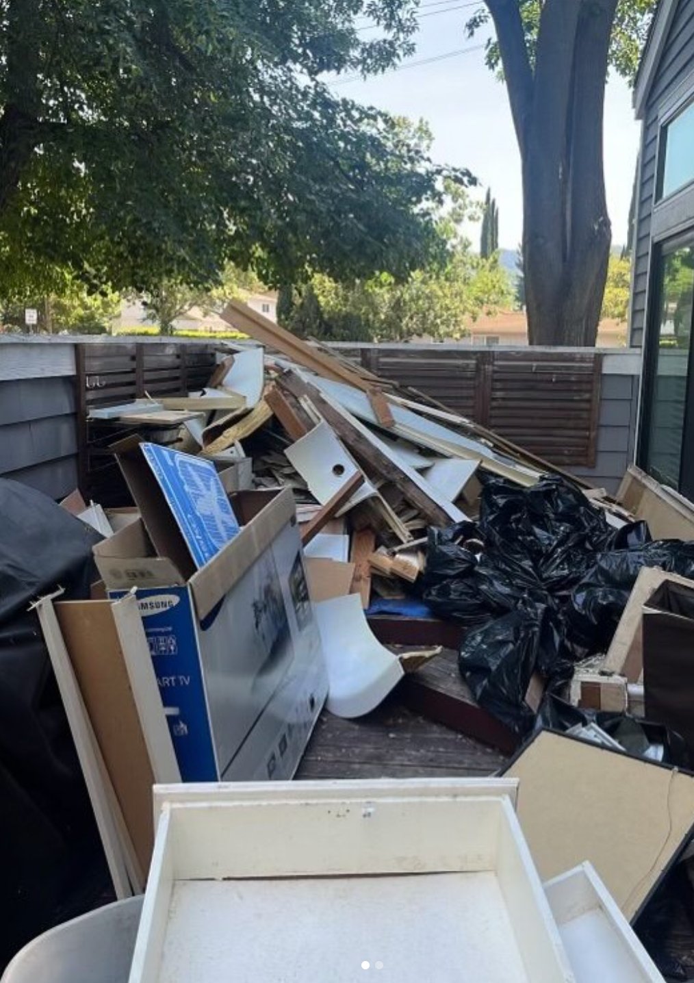 Before - Deck Cleanout